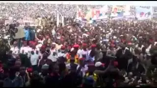 Mammoth crowd at Buhari's Kano Rally