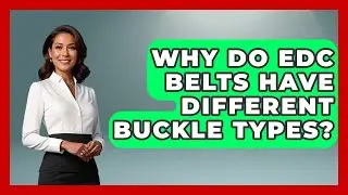 Why Do EDC Belts Have Different Buckle Types? - Tactical Locker Experts