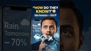 HOW Do Weather Apps Know Rain Before It Happens? 🤯 | Weather prediction explained