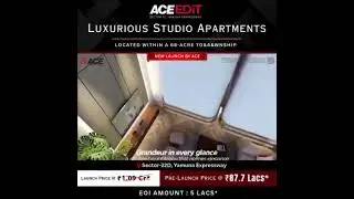 Ace Edit ☎️9999444220, ACE New Project Yamuna Expressway #realestate