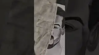 Portrait Drawing &hearts;️😍&hearts;️ #love #art #arty #music #song #drawing #portrait #Sketch #sketching #shorts