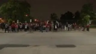 Auto workers strike against GM in contract dispute