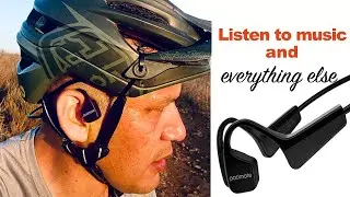 Mountain Bike with Music The Right Way | Padmate S30 Bone Conduction Headphones