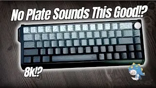 Incredible For Gaming and Innovative With No Plate!  Skyloong GK68HE Aluminum
