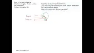 MIF Workbook 2A solutions chapter 4 using bar models addition and subtraction problem solving pg 93