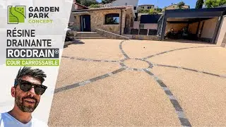 On cr&eacute;&eacute; une Cour Carrossable en R&eacute;sine Drainante