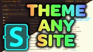 stylus extension: custom theme ANY website (Firefox or Chrome)