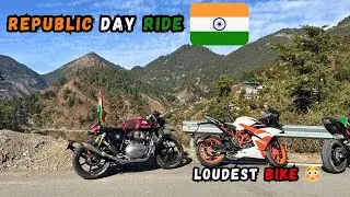 Republic Day Ride Dehradun 🇮🇳 | Loudest Bike Award 😳 | Brotherhood & Discipline