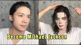 How did I become Michael Jackson? My makeup process Caijun