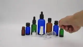 Essential Oil Glass Dropper Bottles with Accessories