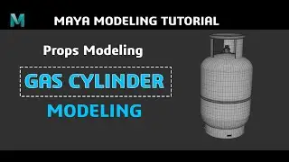 Gas cylinder modeling Autodesk Maya 2023 tutorial