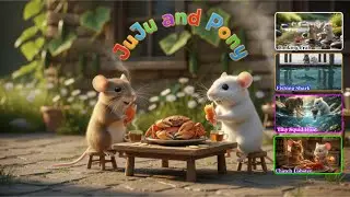 🐭🌱 Джуджу и Пони - Милая анимация с мышкой #МилаяМышка #ДжуДжу&Пони #ДжуДжуиПони