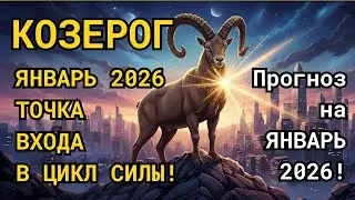 ♑️ Астрологический прогноз ДЛЯ КОЗЕРОГА на январь 2026!