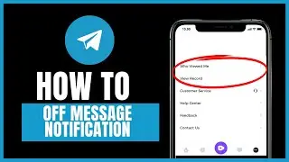 how to disable message notification in private chat on telegram