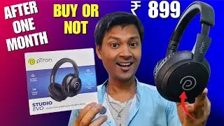 pTron Studio Evo Review After 1 Month 🔥  Is It Still Worth It? Battery, Sound & Comfort Tested!