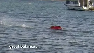 YPC Fast Electric rc F1 Outboards - Testing on open water Knysna lagoon