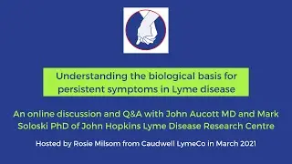 Understanding the biological cause for persistent symptoms in Lyme disease