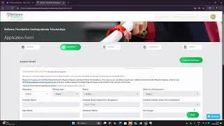 Reliance Foundation Scholarship &ndash; Online Registration Guidelines