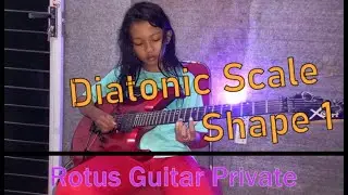 Diatonic Scale - Shape 1 - Zabeth - Rotus Guitar Private