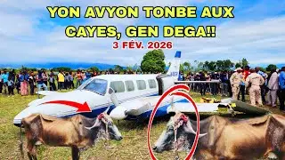 Gwo Sezisman Aux Cayes!! Yon Avyon Tonbe Okay Zòn Fonfrèd, Te Gen 6 Moun Ladanl, Gen Dega 