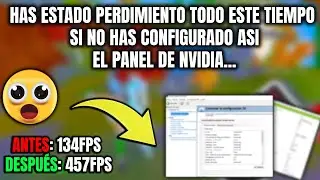 HAZ ESTO AHORA SI TIENES GR&Aacute;FICA NVIDIA 😮 MEJOR OPTIMIZACION para EL PANEL NVIDIA 2025! ✅ (+FPS)