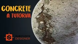 Concrete Material in Substance Designer | Beginner-Intermediate Tutorial