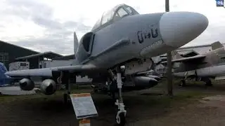 Close look at McDonnell Douglas TA-4J Skyhawk Navy Carrier Pilots Trainer aircraft