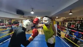스파링 난타전! 생체 준비하는 30대 (홍) VS 잘하는 20대