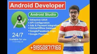 I will be your android app developer for android app development
