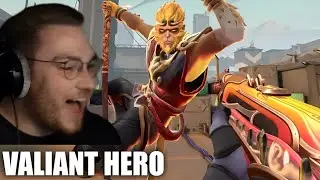 ohnePixel reacts to NEW VALIANT HERO SKIN BUNDLE