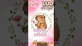 Convite Animado Capivara