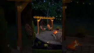 An evening at the firepit #shorts