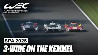 3-Wide on the Kemmel Straight | TotalEnergies 6 Hours of Spa | FIA WEC