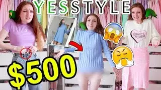 $500 YESSTYLE CLOTHING HAUL AND TRY ON!!! CHEAP KOREAN FASHION HAUL 2018