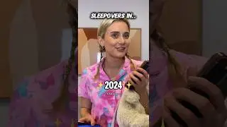 Sleepovers in 2024 vs 2004.. #sleepovers #memes #nowvsthen #thenandnow #comedyskit #funnyshorts