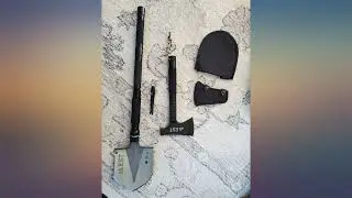 EST Gear Camping Axe and Survival Shovel Military Heavyduty Folding Compact review