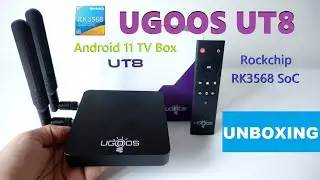 🔥UGOOS UT8 Android 11 TV Box with powerful Rockchip RK3568 SoC Unboxing (Video)