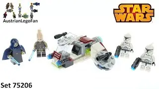 Lego Star Wars 75206 Jedi and Clone Troopers Battle Pack - Lego Speed Build Review