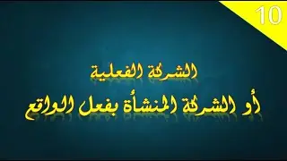 الشركات التجارية : نظرية الشركة الفعلية في القانون المغربي