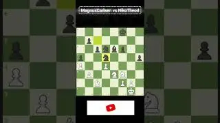 MagnusCarlsen vs NikoTheod #youtubeshorts #chess #chessgame #checkmate #shortgame  #viralshorts
