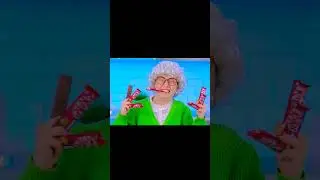 Grandma's making a cake