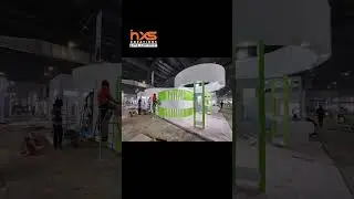 Behind the Scenes of Stall Fabrication of Alishan at Renewable India Expo by INXS Creations Pvt Ltd