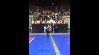 Mary Sweet singing National Anthem