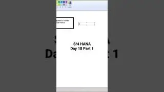 SAP S/4 HANA Day 18 part 1 Tutorial #saps4hana #sap #sapmodules #job for full video check out link