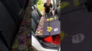 Non-Inflatable Car Mattress Car Travel Camping Mattress for Sleeping #viralproducts #caraccessories