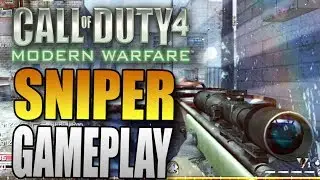 Nine Lives - Sniper FFA Gameplay on Vacant - Call of Duty 4 Modern Warfare Multiplayer Gameplay COD4