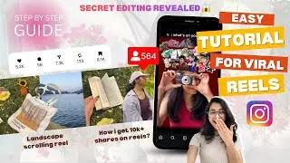 Create VIRAL Instagram Reels | 2 Trending Reels Tutorial | 10K+ Shares, beginner&rsquo;s guide #howto 