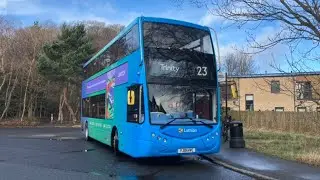 Lothian DEMO optare metrodeker EV 5005 (YJ19 HVC) service:23