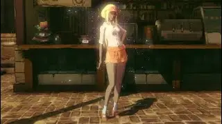 Gravity Rush 2 - Waitress costume cinematic