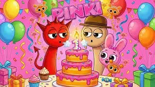 Join Sprunki and Friends for a Colorful Birthday Bash! | Viral Edit Challenge